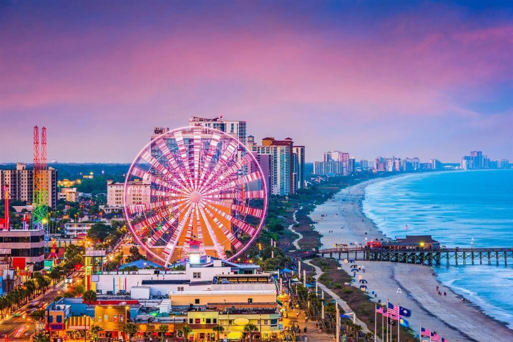*2Br Oceanfront Retreat*King Ensuite*Pool*Nmb Cherry Grove*Pc4 미를 비치 외부 사진