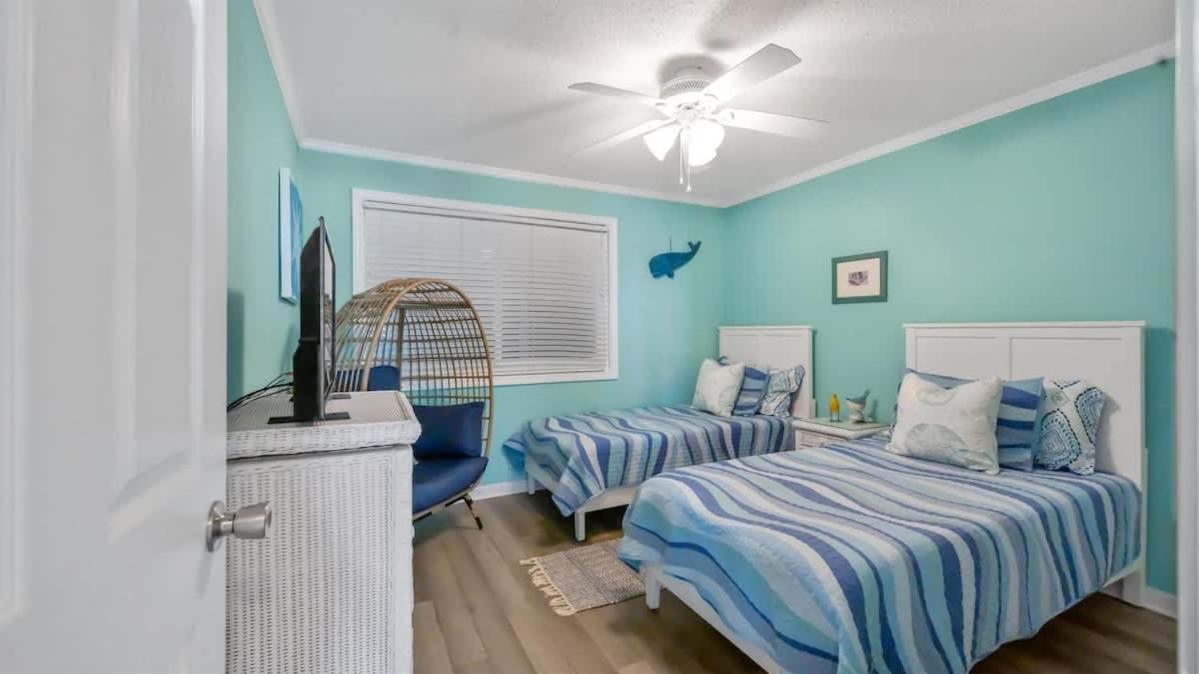 *2Br Oceanfront Retreat*King Ensuite*Pool*Nmb Cherry Grove*Pc4 미를 비치 외부 사진