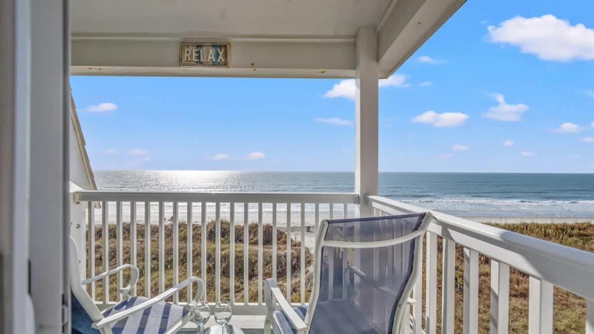 *2Br Oceanfront Retreat*King Ensuite*Pool*Nmb Cherry Grove*Pc4 미를 비치 외부 사진